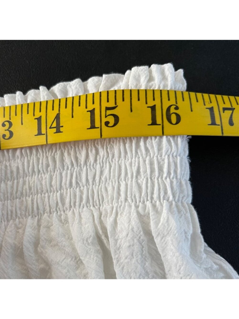 Nine West Women Boho Cottagecore Eyelet Tiered Skirt Size L White Boho Festival - Picture 10 of 11